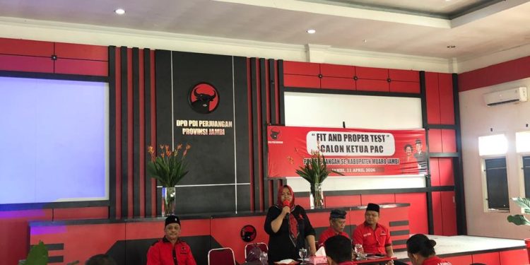 DPD PDI Perjuangan Jambi Rampungkan Fit and Proper Test Ketua PAC Se-Provinsi