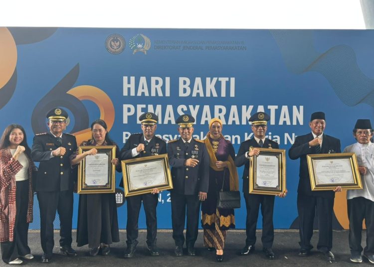 Kanwil Direktorat Jenderal Pemasyarakatan Jambi Raih Sejumlah Penghargaan di Tasyakuran Hari Bakti Pemasyarakatan ke-62