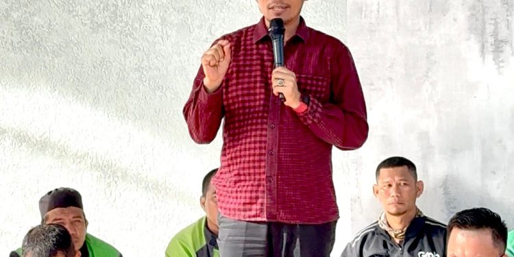 Hadir di Syukuran Driver Ojol Jambi Penurunan Potongan Aplikator Jadi 8 Persen, Edi Purwanto: Mari Kita Kawal