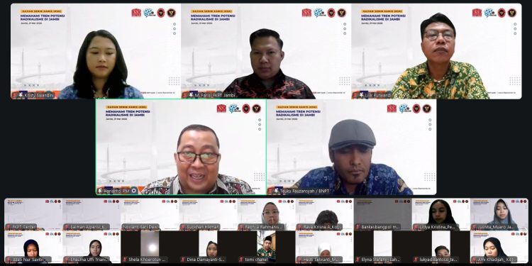 BNPT DAN FKPT JAMBI PERKUAT KOLABORASI PENCEGAHAN  RADIKALISME DI ERA DIGITAL MELALUI KAJIAN SENIN KAMIS